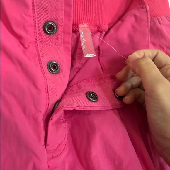 Bright Pink FP Movement Highwaist Cargo Pants - Picture 5 of 12